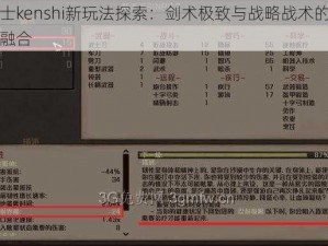 剑士kenshi新玩法探索：剑术极致与战略战术的完美融合