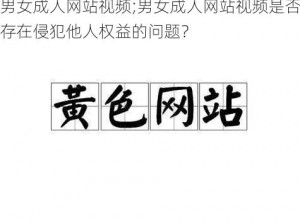 男女成人网站视频;男女成人网站视频是否存在侵犯他人权益的问题？