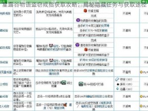 星露谷物语盗窃戒指获取攻略：揭秘隐藏任务与获取途径