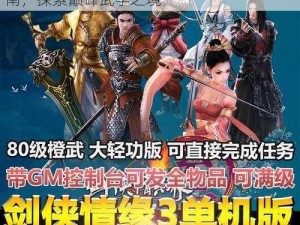 剑侠世界3天王秘籍揭秘：至臻武功搭配指南，探索巅峰武学之境