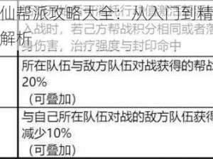 梦幻新诛仙帮派攻略大全：从入门到精通的帮派玩法全面解析