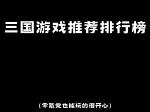 《零氪玩转放开那三国2：小R非R新手成长全攻略》