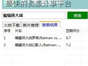 bt 天堂在线新版——最新最快的资源分享平台