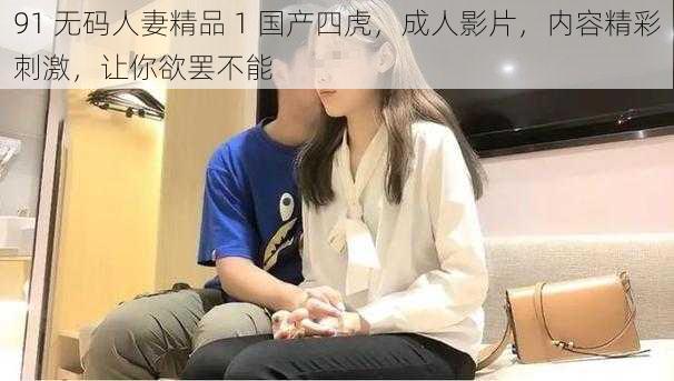 91 无码人妻精品 1 国产四虎，成人影片，内容精彩刺激，让你欲罢不能