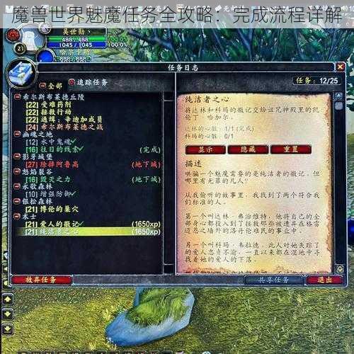 魔兽世界魅魔任务全攻略：完成流程详解