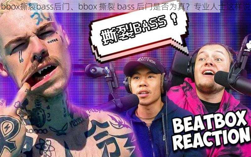 bbox撕裂bass后门、bbox 撕裂 bass 后门是否为真？专业人士这样说