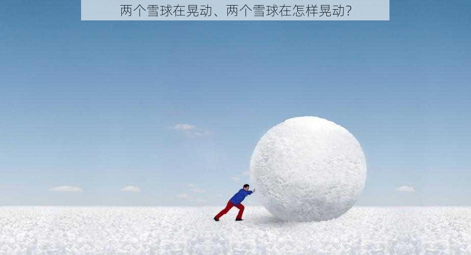 两个雪球在晃动、两个雪球在怎样晃动？