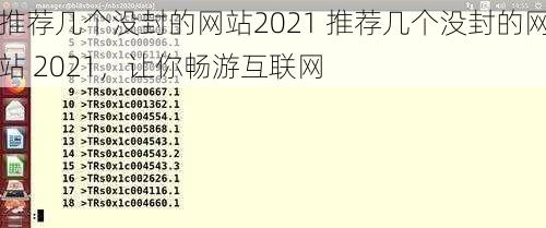 推荐几个没封的网站2021 推荐几个没封的网站 2021，让你畅游互联网