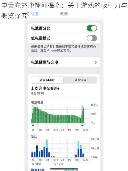 电量充充冲趣闻揭晓：关于游戏的吸引力与概览探究
