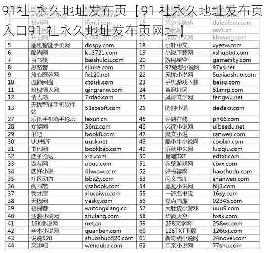 91社-永久地址发布页【91 社永久地址发布页入口91 社永久地址发布页网址】