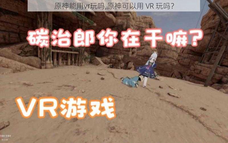 原神能用vr玩吗,原神可以用 VR 玩吗？