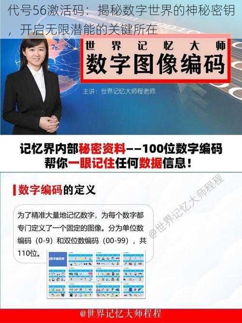 代号56激活码：揭秘数字世界的神秘密钥，开启无限潜能的关键所在