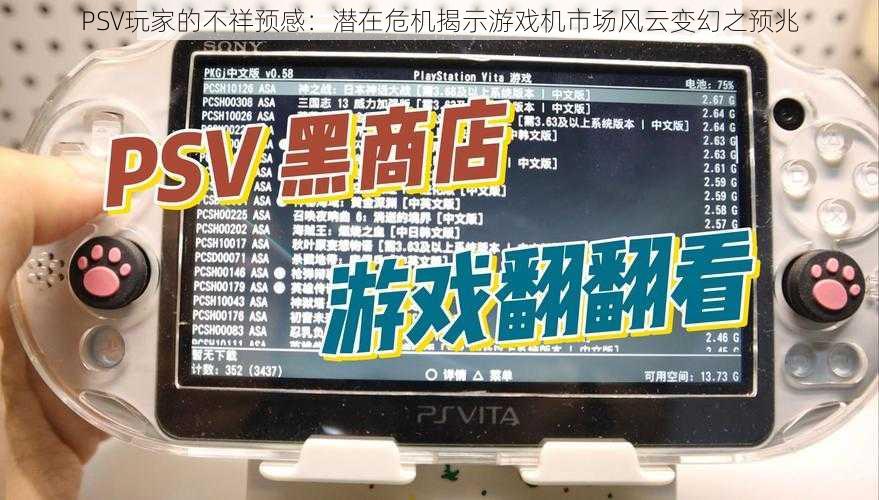 PSV玩家的不祥预感：潜在危机揭示游戏机市场风云变幻之预兆