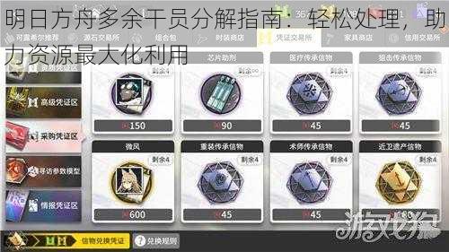 明日方舟多余干员分解指南:轻松处理,助力资源最大化利用